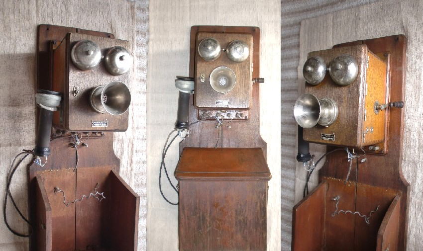 デルビル磁石式壁掛電話機 1927年製 - コレクション
